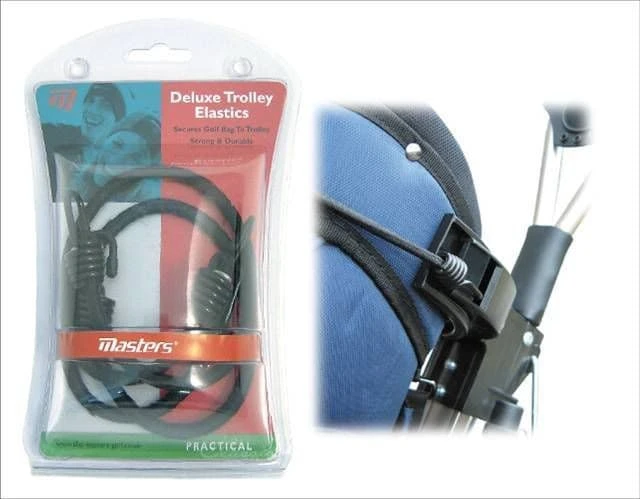 Masters Golf Trolley Deluxe Elastic Straps 1 Masters Golf Trolley Deluxe Elastic Straps