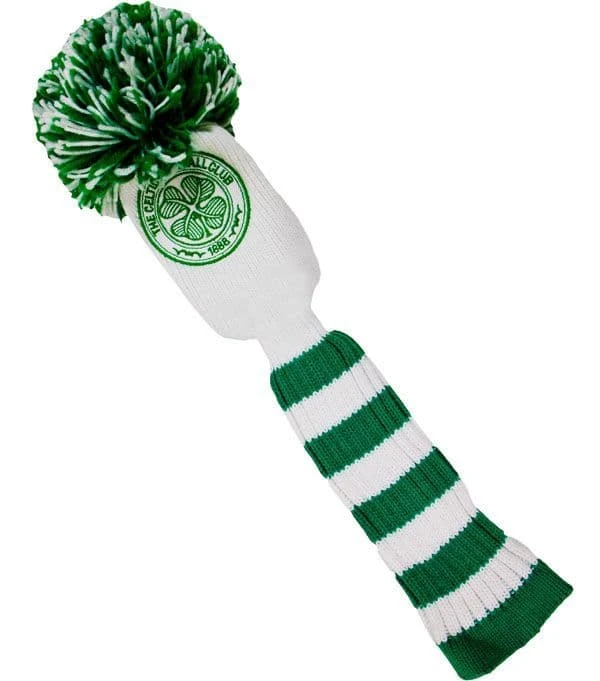Official Celtic FC Pom Pom Fairway Wood Headcover 1 Official Celtic FC Pom Pom Fairway Wood Headcover