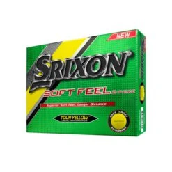 Srixon Soft Feel 2 Piece Yellow Golf Balls - Dozen